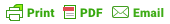 Fácil de imprimir, PDF y correo electrónico